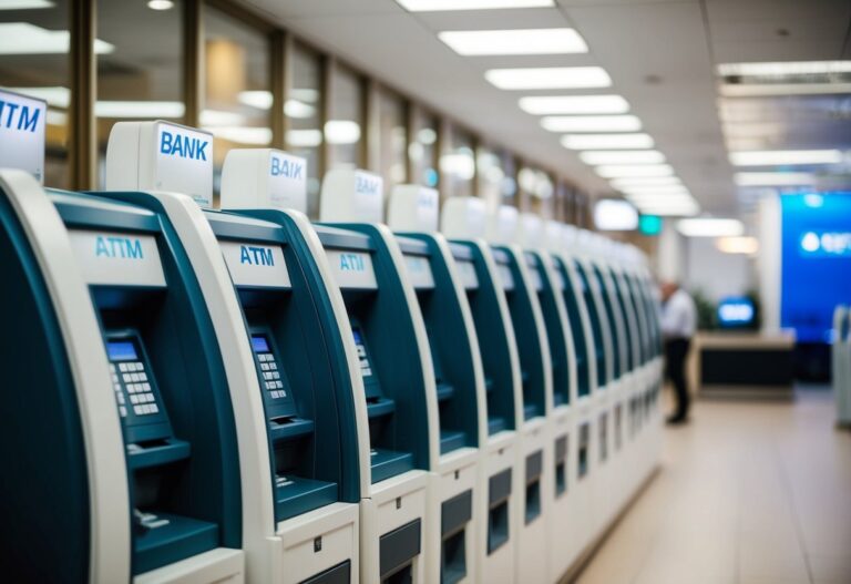As máquinas de caixa eletrônico do banco estão operacionais hoje.